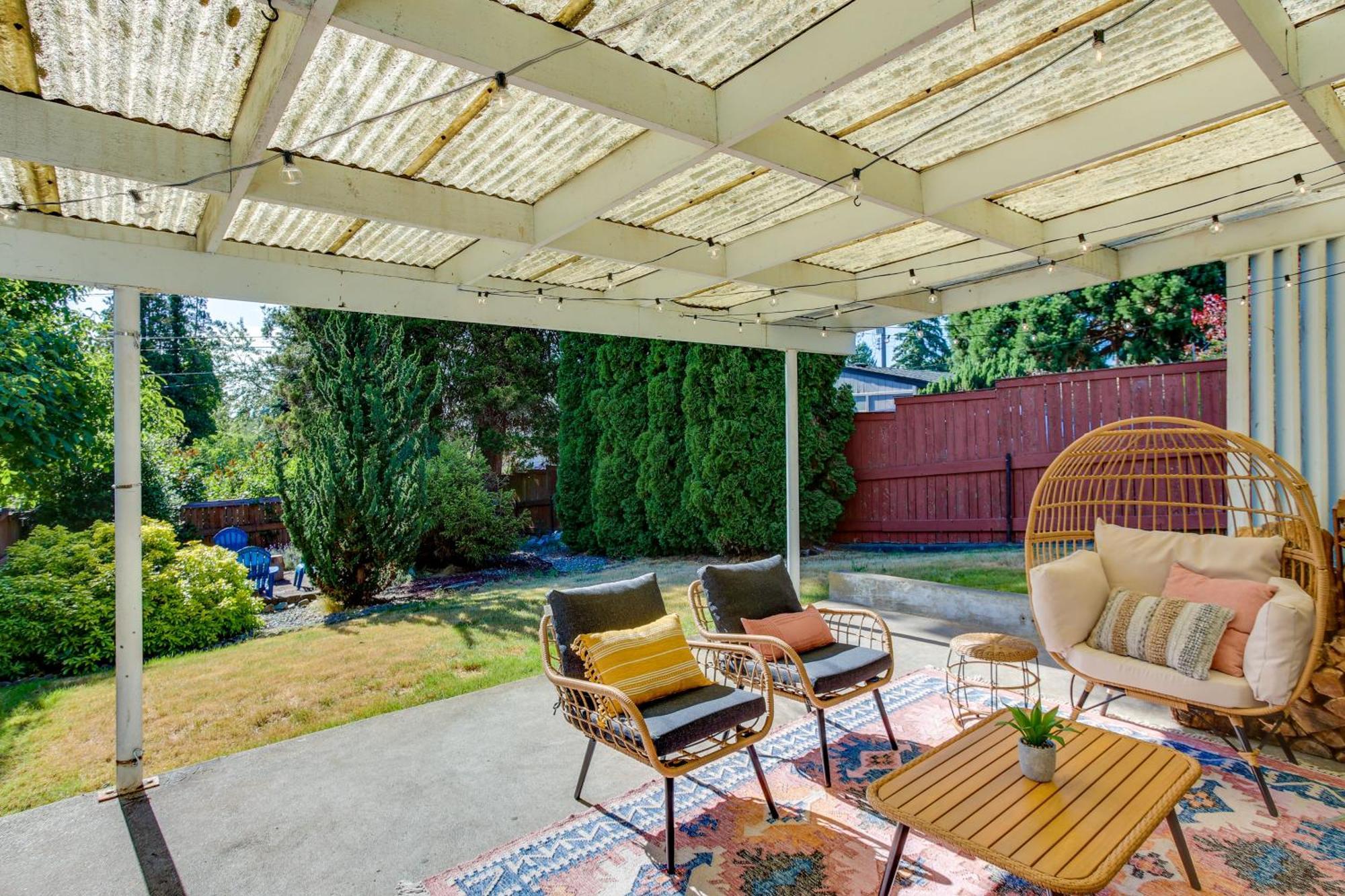 Updated Tacoma Home With Fire Pit! Extérieur photo